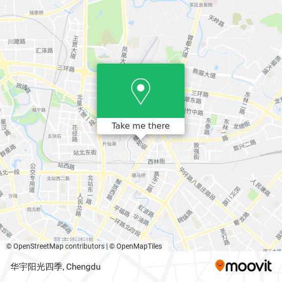 华宇阳光四季 map