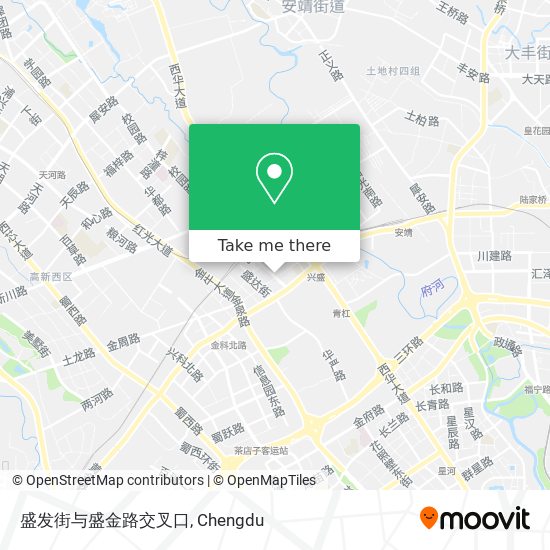 盛发街与盛金路交叉口 map