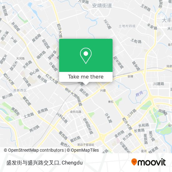 盛发街与盛兴路交叉口 map