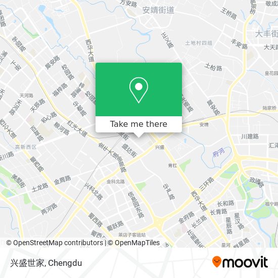 兴盛世家 map