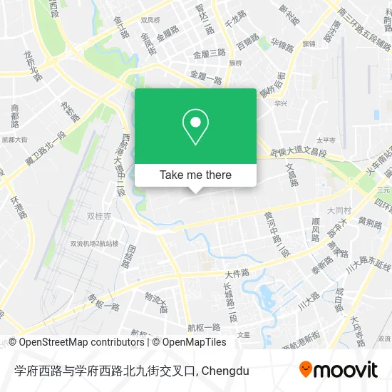 学府西路与学府西路北九街交叉口 map