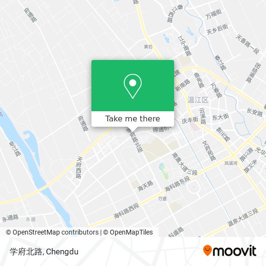 学府北路 map