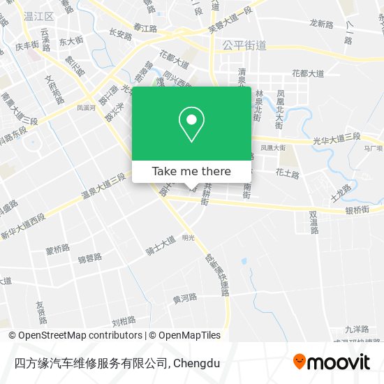 四方缘汽车维修服务有限公司 map