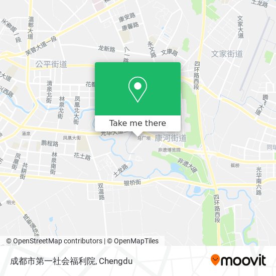 成都市第一社会福利院 map
