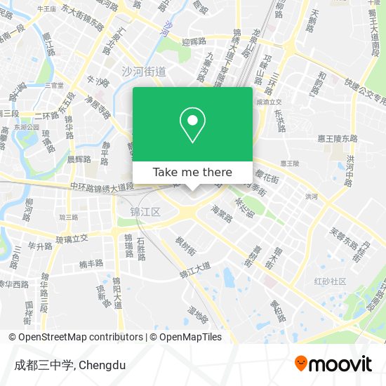 成都三中学 map