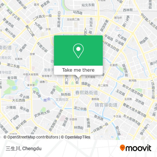 三生川 map