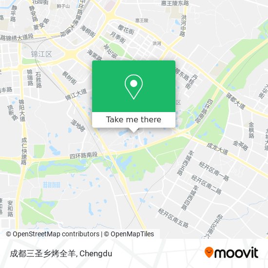 成都三圣乡烤全羊 map