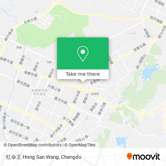 红伞王 Hong San Wang map