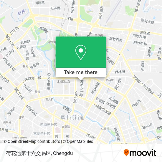 荷花池第十六交易区 map