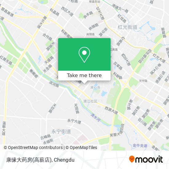 康缘大药房(高薪店) map