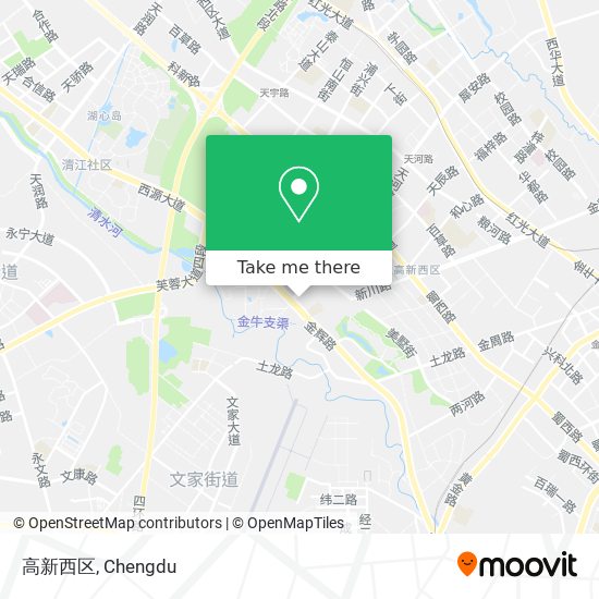 高新西区 map