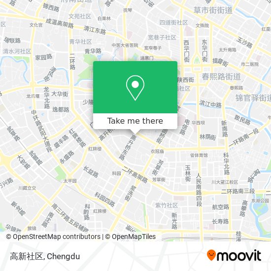 高新社区 map