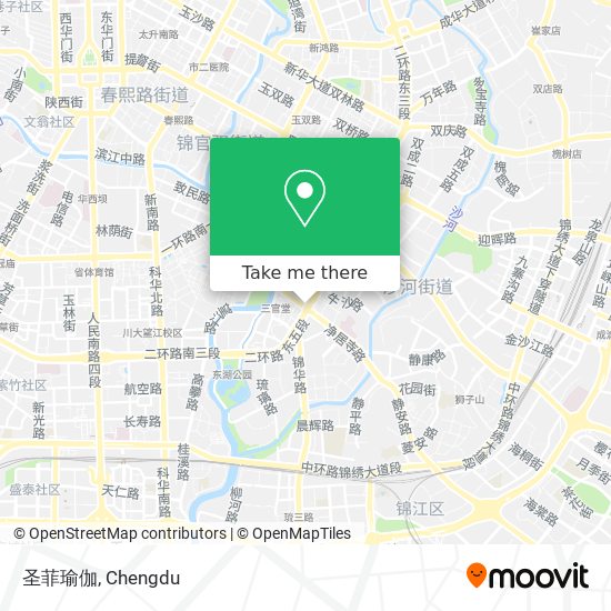 圣菲瑜伽 map