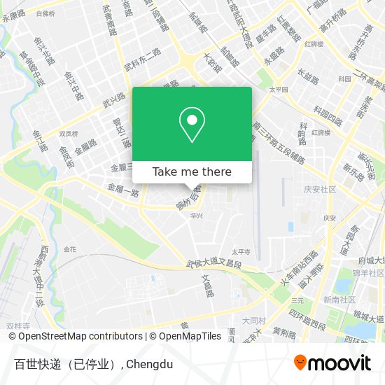 百世快递（已停业） map