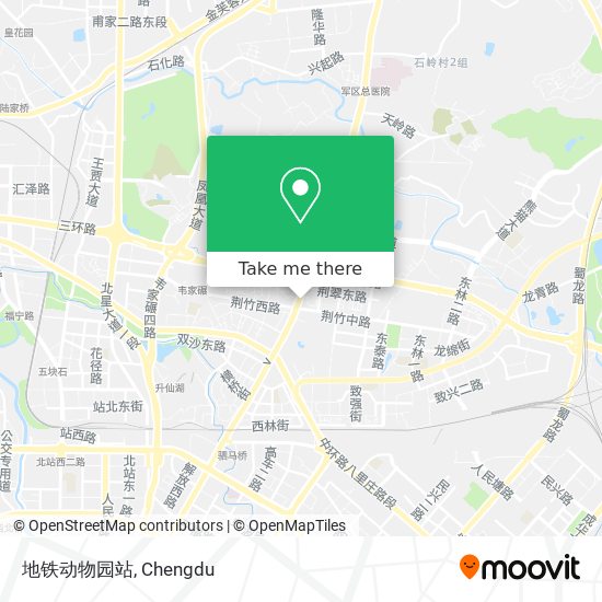 地铁动物园站 map