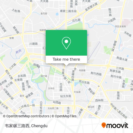 韦家碾三路西 map