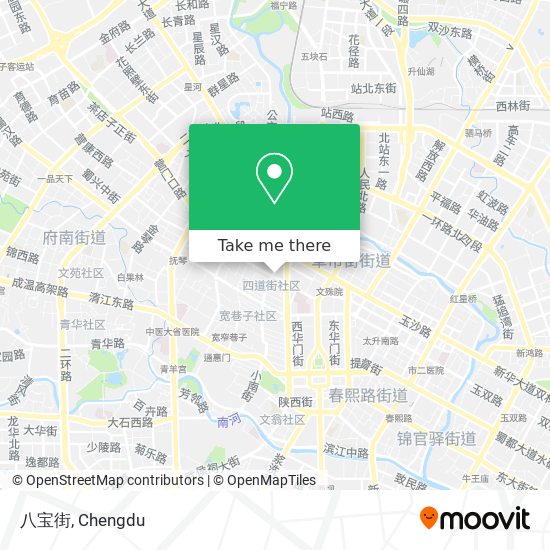 八宝街 map