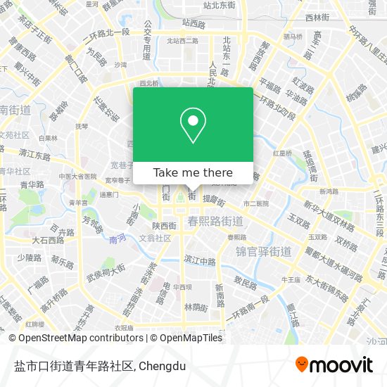盐市口街道青年路社区 map