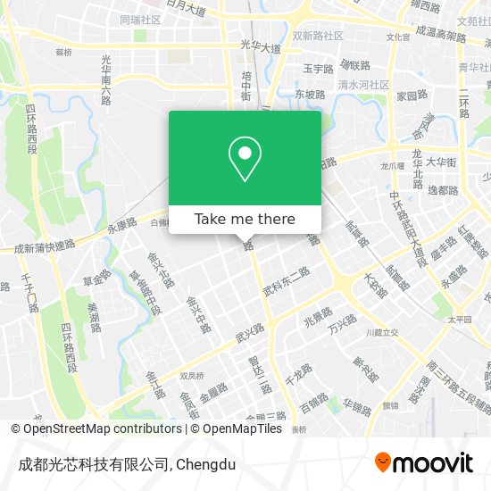 成都光芯科技有限公司 map