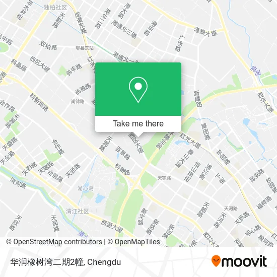 华润橡树湾二期2幢 map