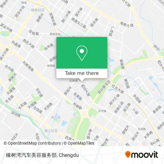 橡树湾汽车美容服务部 map