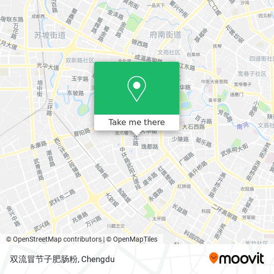 双流冒节子肥肠粉 map