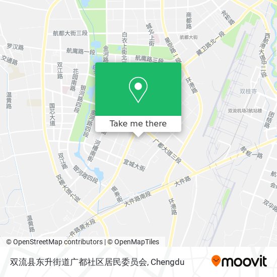 双流县东升街道广都社区居民委员会 map