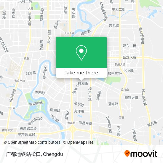 广都地铁站-C口 map