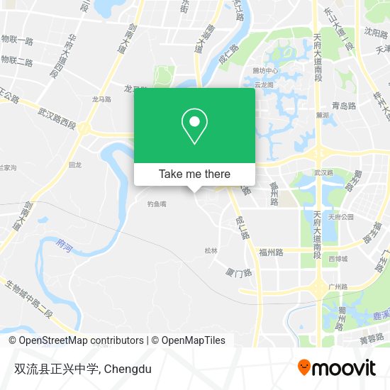 双流县正兴中学 map