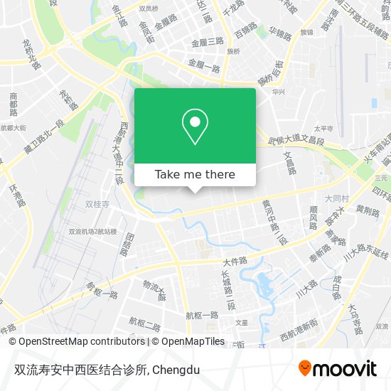 双流寿安中西医结合诊所 map