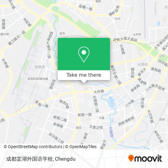 成都棠湖外国语学校 map