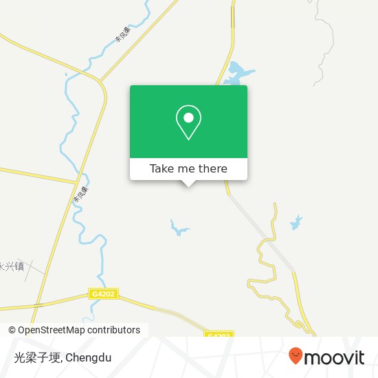 光梁子埂 map