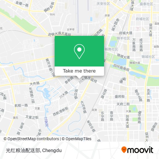 光红粮油配送部 map