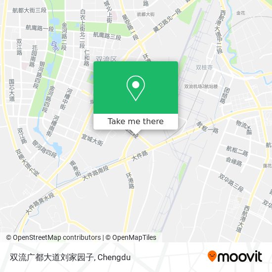 双流广都大道刘家园子 map