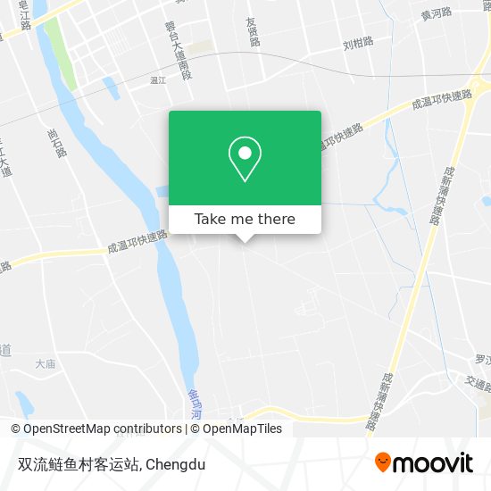 双流鲢鱼村客运站 map