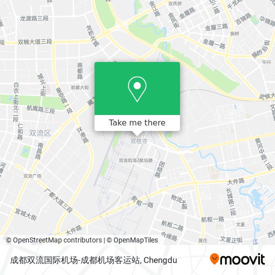 成都双流国际机场-成都机场客运站 map