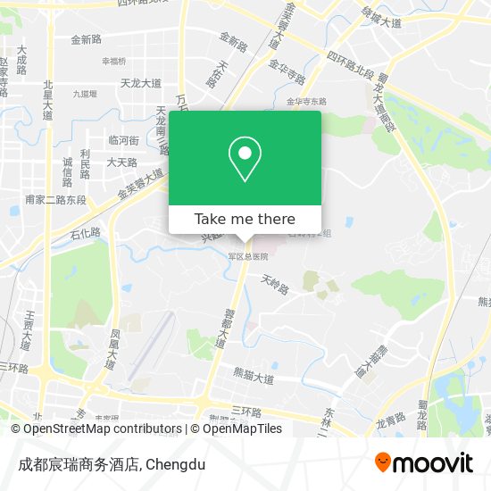 成都宸瑞商务酒店 map