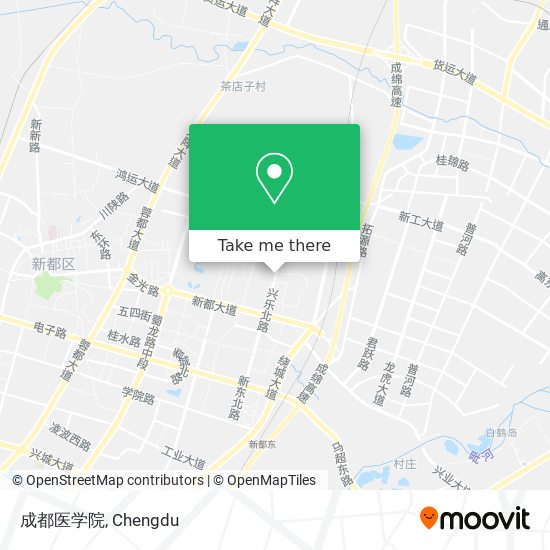成都医学院 map