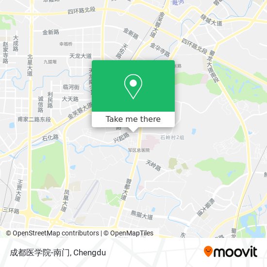 成都医学院-南门 map