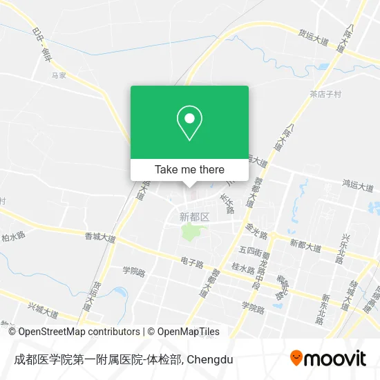 成都医学院第一附属医院-体检部 map