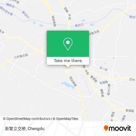 新繁立交桥 map