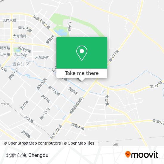 北新石油 map