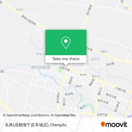 名典(成都海宁皮革城店) map