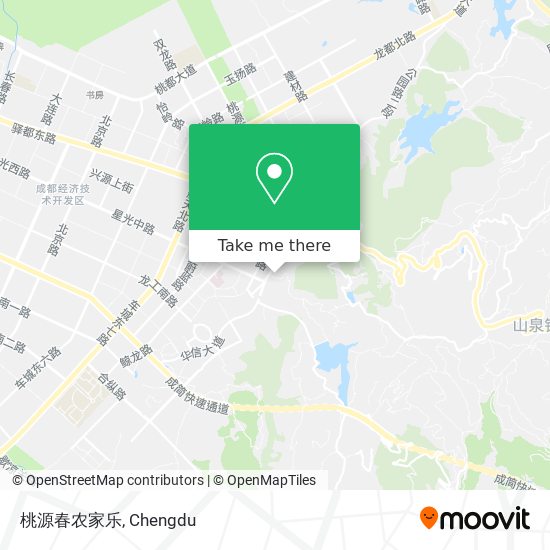 桃源春农家乐 map