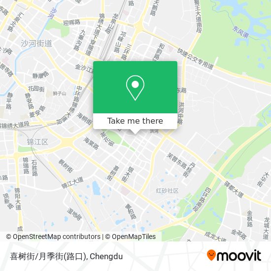 喜树街/月季街(路口) map