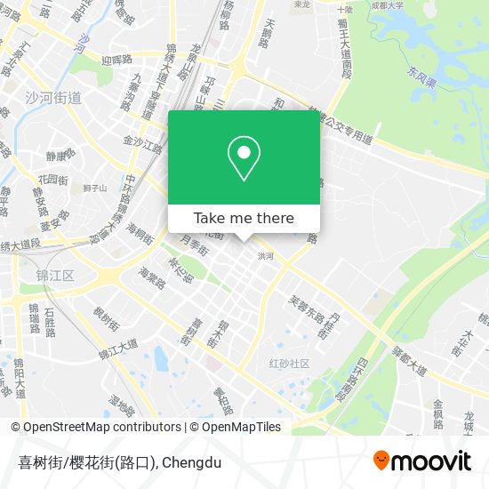 喜树街/樱花街(路口) map