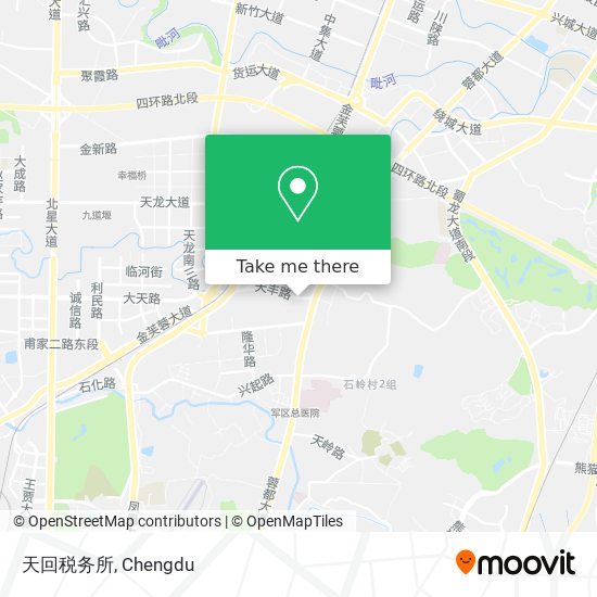 天回税务所 map