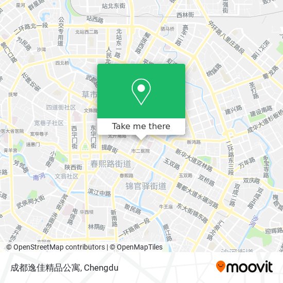 成都逸佳精品公寓 map