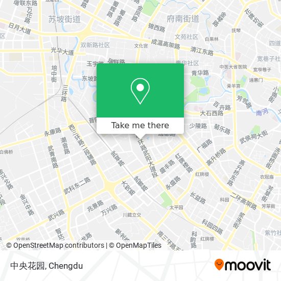 中央花园 map