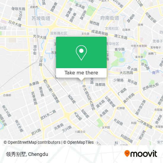 领秀别墅 map